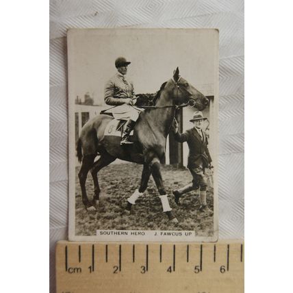 1938 Ardath Photocard - Prominent Steeplechasers - Southern Hero