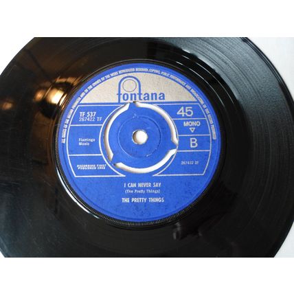 7"1965,THE PRETTY THINGS, HONEY I NEED.FONTANA TF 537.I CAN NEVER SAY. EXCELLENT