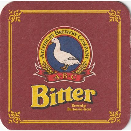BEER MAT - AYLESBURY BREWERY COMPANY - BITTER - (Cat No 002) - (1979)