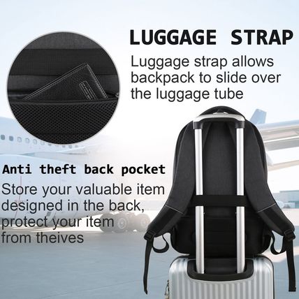 Laptop Backpack,Business Travel anti Theft Slim Durable Laptops Backpack with US