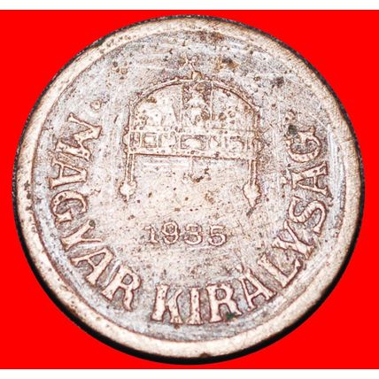 Ⰶ CROWN 1926-1940:HUNGARY★2 FILLERS 1935 HORTHY (1920-1944)★LOW START★NO RESERVE