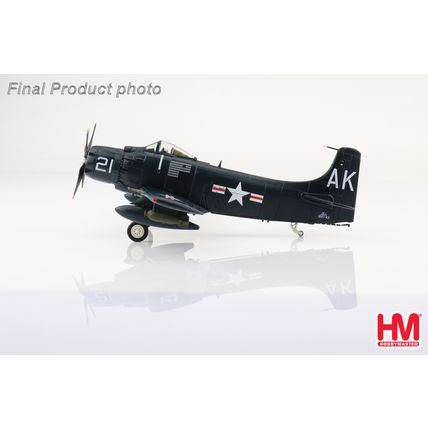 DOUGLAS AD-3 SKYRAIDER 122743, VMA-121, US MARINES - HOBBY MASTER HA2918 1/72