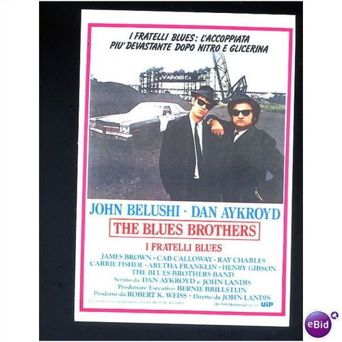 Cinema THE BLUES BROTHERS John Belushi, Dan Ackroyd Postcard (XX 900/2)