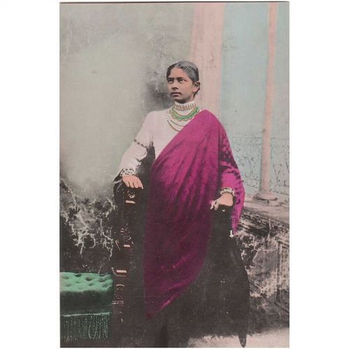 Indian Female Ethnic Postcard (ETH1121)