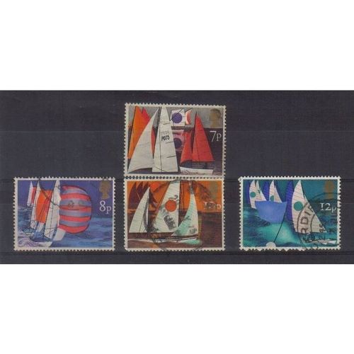 Great Britain 1975 Sailing Used SG 980-983 Sc 745-748 postage stamp boat ship