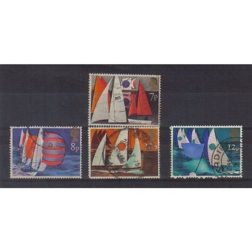 Great Britain 1975 Sailing Used 2 SG 980-983 Sc 745-748 postage stamp boat ship