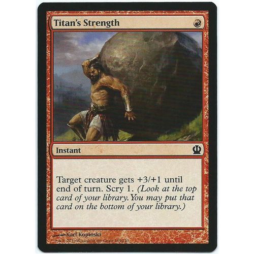 Magic the Gathering MTG Theros 145/249 Titan's Strength