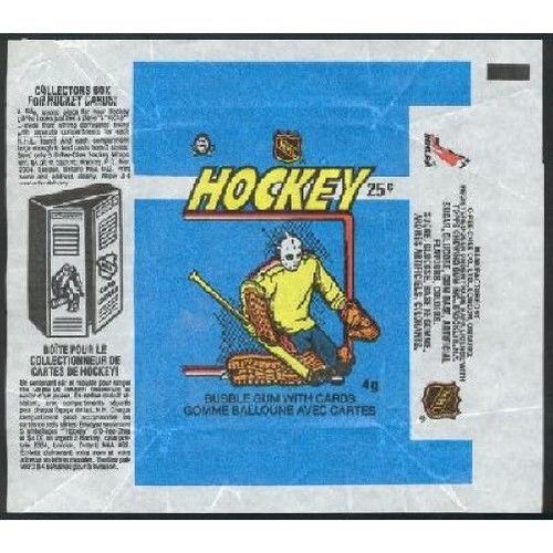 1982-83 OPC HOCKEY 1st RARE VINTAGE Wrapper With Collectors Box Ad +Bonus!