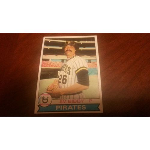 1979 Topps Card # 092 Jim Bibby Excellent - Mint (6) Pittsburgh Pirates