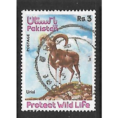 PAKISTAN 1975 WILDLIFE PROTECTION 3R URIAL WILD SHEEP SG 401 FINE USED#