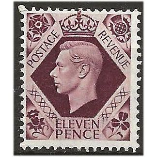 1947 SG474a 11d Plum Mounted Mint . .. .