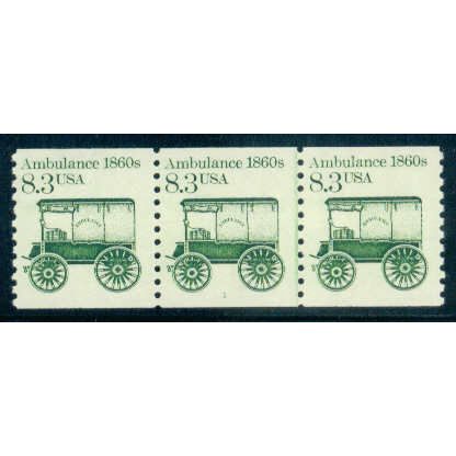 2128 8.3c Ambulance Fine MNH Dry Gum PNC 1/3 A02217