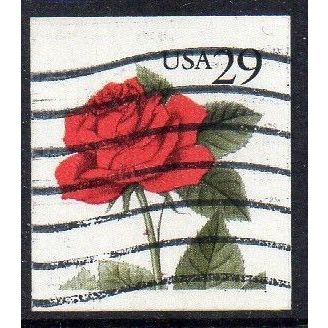 USA 1993 Rose 29c Used
