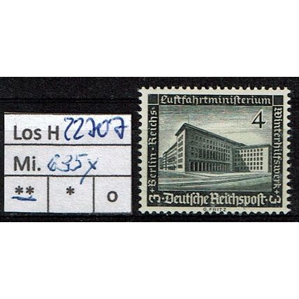Los H22707: Deutsches Reich Mi. 635 y **