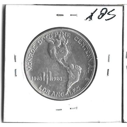 1923-S US Silver Comm Monroe Half Dollar BU Grey Sheet $65.00+