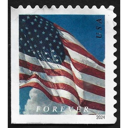 USA 2024 Flag Forever USED @A465
