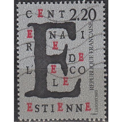 France 1989 Michel 2699 O Cote (2008) 1.00 € 100 Ans Ecole Estienne