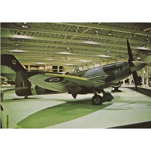 Aviation Postcard RAF Vickers Armstrong Supermarine Spitfire F24 Aircraft PK724