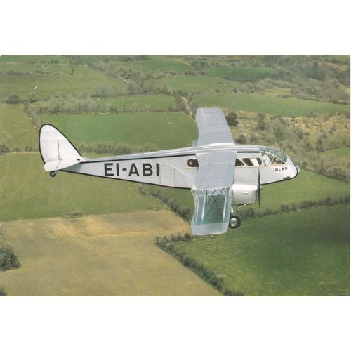 Aer Lingus Lolar DeHavilland DH84 Dragon Aircraft Postcard (A24959)