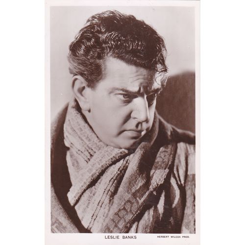 Leslie Banks Film Star Postcard (ACT208)