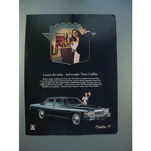 1979 Cadillac Car Ad - Luxury for Today and Tonight