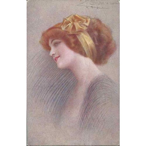 Artist Signed "SCROCCHI" MILANO ITALY VG USED u.1913, #2719-I