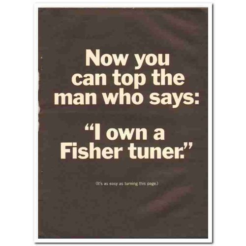 FISHER RADIO CORP 1962 KM-60 StrataKit FM Multiplex Stereo vintage ad