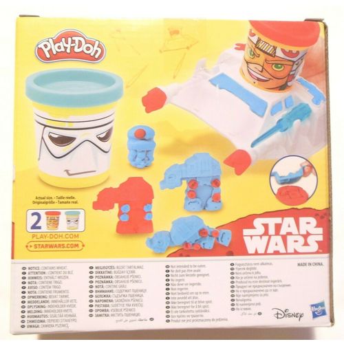Play-Doh Star Wars Cans 2 Pack-Luke Skywalker & Snowtrooper