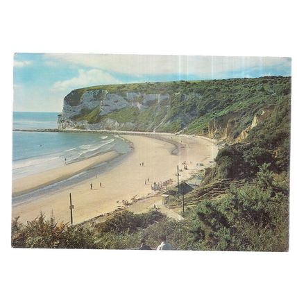 WHITECLIFF BAY, BEMBRIDGE, ISLE OF WIGHT used postcard J Arthur Dixon 1975 pm =