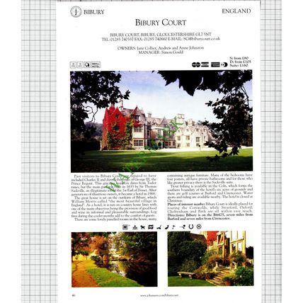 The Elms Toft Monks Beccles Richard Freeland / Bibury Court Jane Collier - 2001