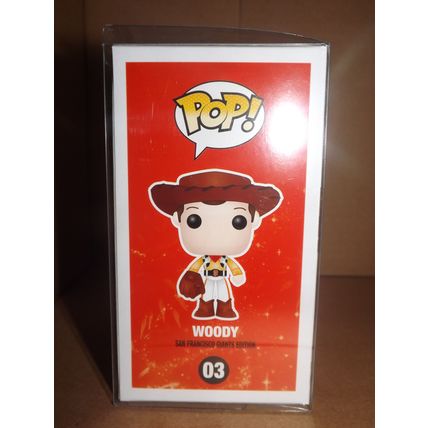 Toy Story WOODY (SF GIANTS EDITION) Special Events Pop! #03 **WITH TICKET - RARE