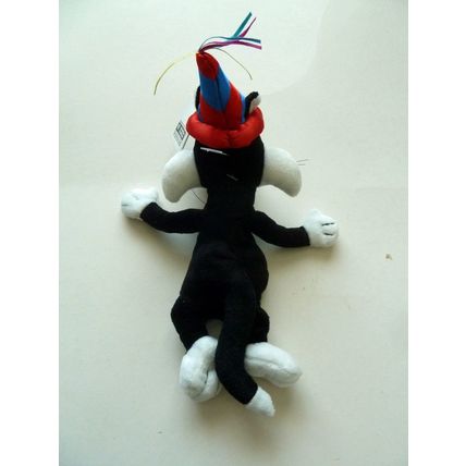 WARNER BROTHERS STORE MINI BEANIE BEAN BAG - SYLVESTER BIRTHDAY