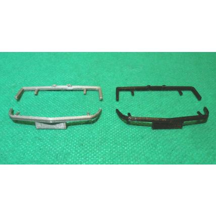 Front & Rear Bumpers Black or Dk Silver For Vintage 1970s Scalextric Datsun 260Z