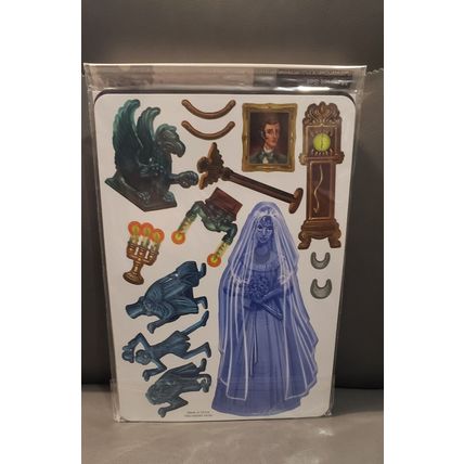 DISNEY PARKS HAUNTED MANSION HITCH HIKING GHOSTS MADAME LEOTA MAGNET SET~NEW~