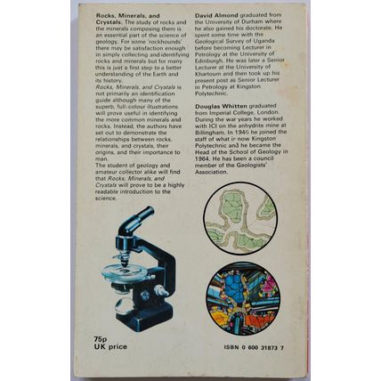 Rocks, Minerals and Crystals by D.C. Almond & D.G.A. Whitten