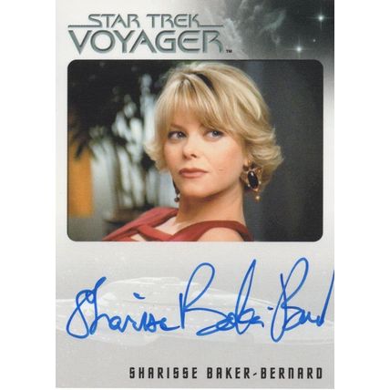Sharisse Baker Bernard Star Trek Voyager Hand Signed Autograph Card