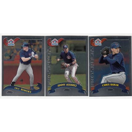 2002 Topps HTA Toronto Blue Jays team set with Chrome traded- 24 cards