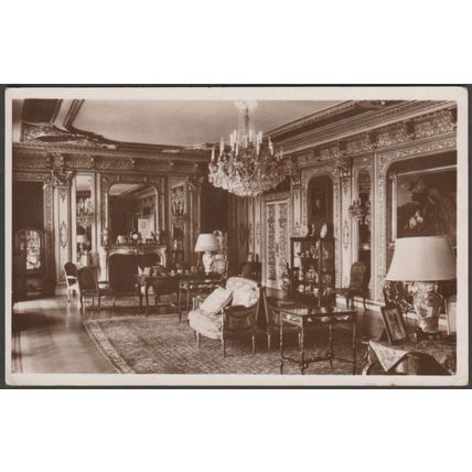 The Drawing Room, Polesden Lacey, Surrey, c.1930s - RP Postcard