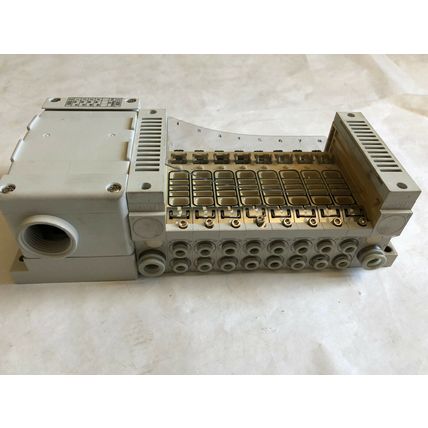 NEW SMC VV5Q21-08C6T0-NS,FQ PNEUMATIC MANIFOLD PLUG-IN, 3/4" NPT,SMC VV5Q21,EW