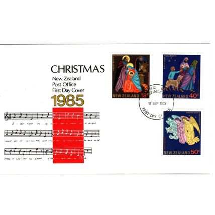 New Zealand 1985 Christmas, First Day cover