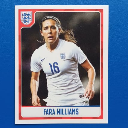 Panini ENGLAND 2016 Sticker Fara Williams #277