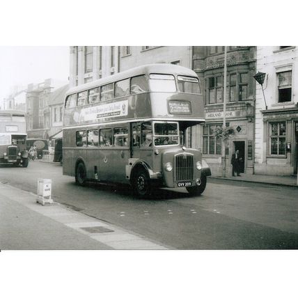 Black & White Photograph of Northampton Corporation Transport - GVV 209