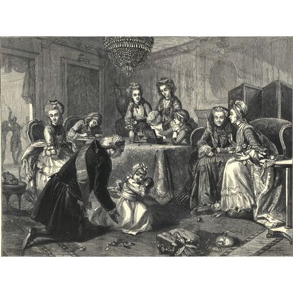 QUEEN’S LODGE, WINDSOR, IN 1786 1872 Henrietta Mary Ada Ward VICTORIAN ENGRAVING