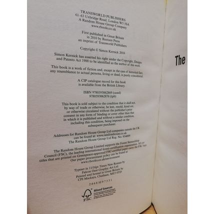 The Last 10 Seconds - Simon Kernick - First U.K Edition - First Print - 2010