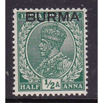 BURMA 1937 GV ½A MINT SG2