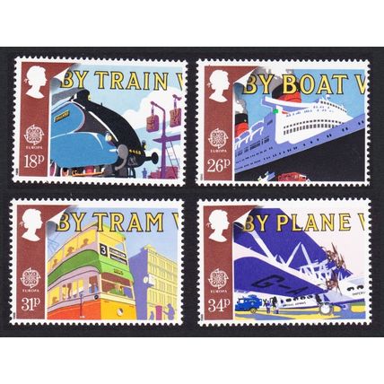 Great Britain Europa CEPT Transport and Mail Services 4v 1988 MNH