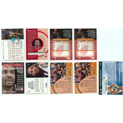 Alonzo Mourning 9x card lot