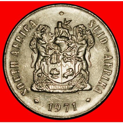 Ⰶ FLOWERS (1965-1990): SOUTH AFRICA ★ 50 CENTS 1971 LUSTRE!★LOW START★NO RESERVE