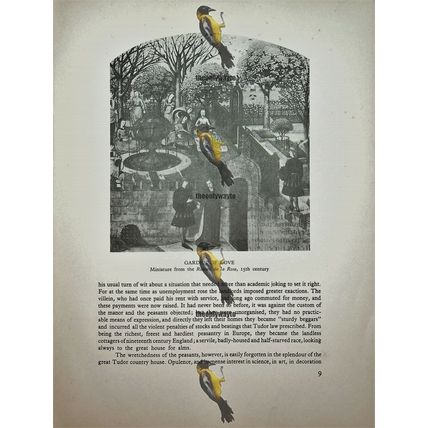 Garden Of Love, Roman De La Rose, Book Illustration (Print), 1942