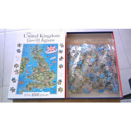THE UNITED KINGDOM FAMILY JIGSAW Puzzle (1000 Piece) 2020